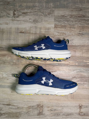 Under Armour Charged Royal Blue Mesh Running Sneakers Youth EU 37.5