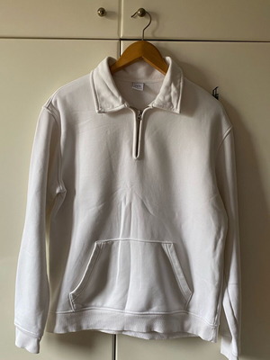 Zip fleece Zara λευκό μέγεθος Μ σαν καινούργιο με μικρή κηλίδα