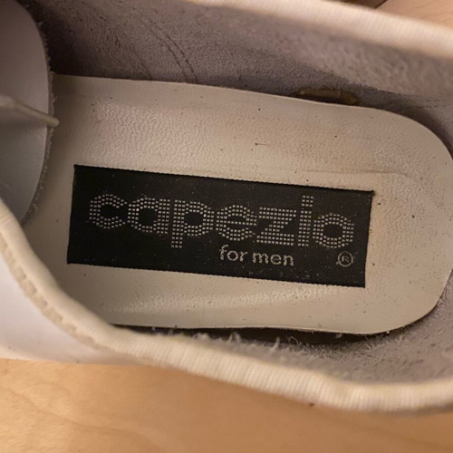Capezio men's white leather shoes like new, size 42.5