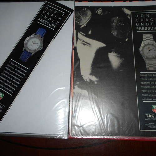 Watch advertisements used, archive with over 20 clippings