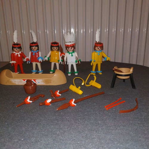 Playmobil Lyra 1974 Indians used, pack