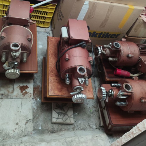 Greek Coffee Mills used, set of four, Larisa area