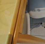 Extendable kitchen table, wood, sturdy construction