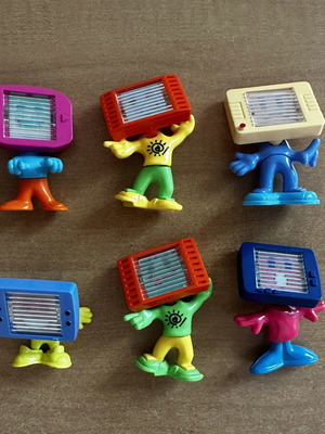 Kinder Surprise Faces used, set