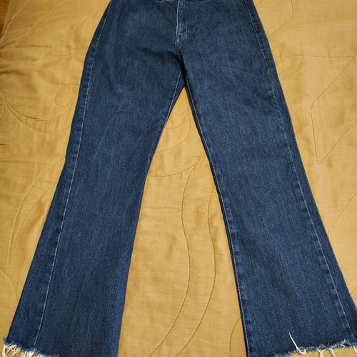 Bershka Straight Jean like new, elastic, blue, size S