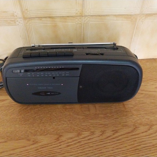 Sharp Tec E1001 Portable Radio Cassette Player like new