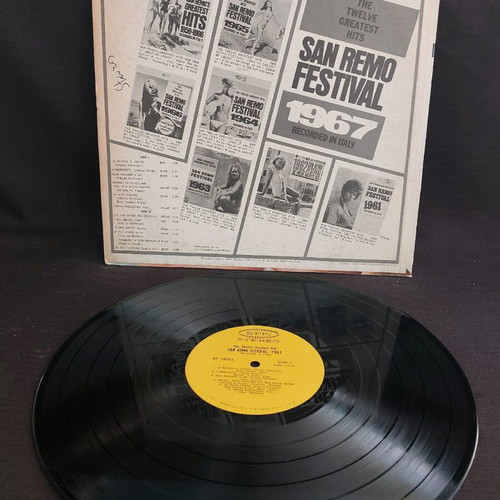 San Remo Festival 1967 vinyl record used, rock