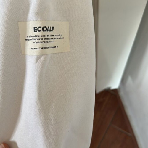 Ecoalf women's sweatshirt like new, size Small, white and beige