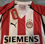 Φανέλα Ολυμπιακού Rivaldo σεζόν 2005-06 καινούργια, γνήσια, μέγεθος XL