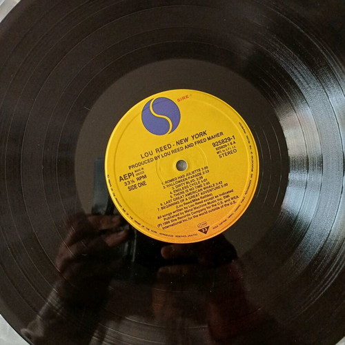 Lou Reed New York LP used, rock