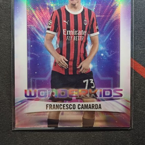 Topps Chrome UEFA Club Competitions 2024/25 Francesco Camarda Wonderkids card like new