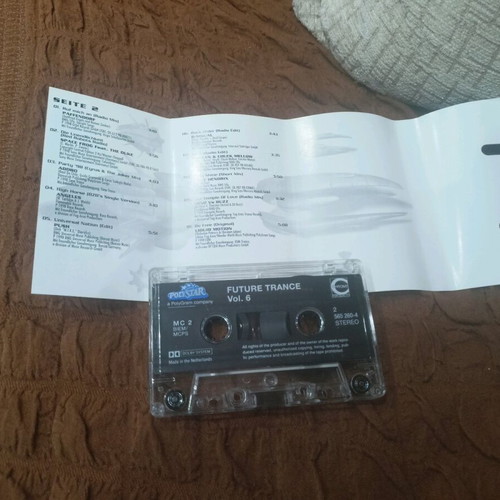 Future Trance Vol.6 cassette tapes like new, electronic, pack of 2