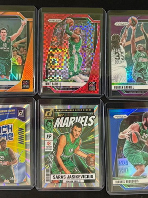 Σετ 10 καρτών Panini Euroleague Prizm-Donruss 24-25 Παναθηναϊκός