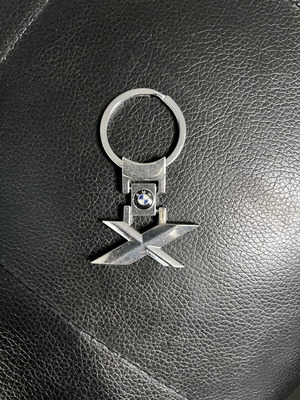 BMW keychain new gray