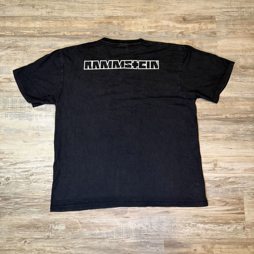 Rammstein Made in Germany band T-shirt 2XL used, black cotton