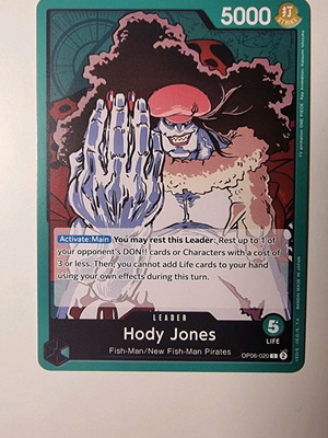 Hody Jones One Piece Card Game OP06-020 Leader