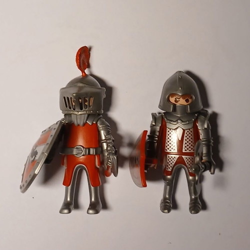 Playmobil 2 ιππότες μεταχειρισμένοι