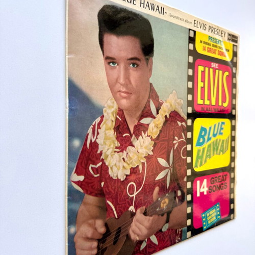 Elvis Presley Blue Hawaii LP 1st UK 1961 Mono used, pop