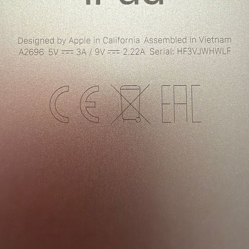 Apple iPad 10th Gen 10.9" Wi-Fi Model A2696 new