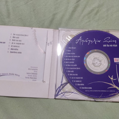 Apostolia Zoi Apo Do Kai Pera CD, laiko