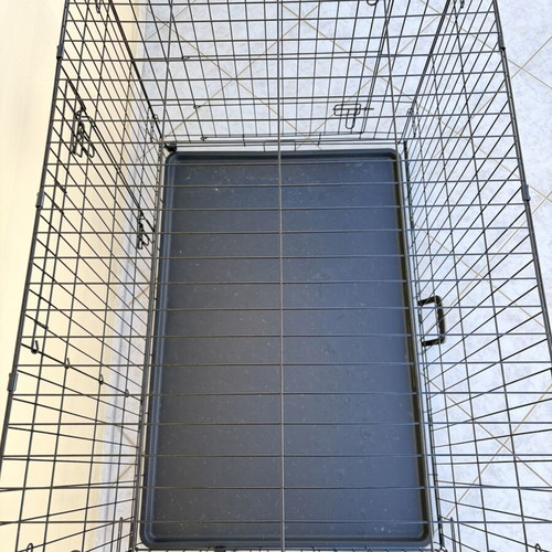 Educational crate for large dogs like new, 107x70x77cm
