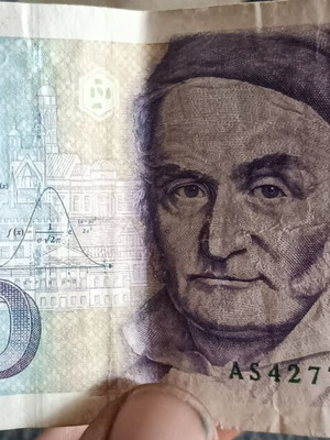 Χαρτονόμισμα 10 mark deutsche μεταχειρισμένο, 1989
