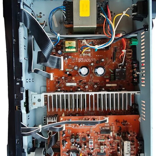 Kenwood A-4060 stereo amplifier used, Series 21 with motorized panel