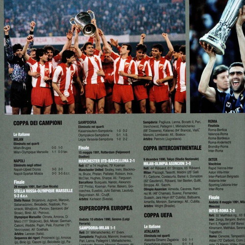 Panini Calciatori 1990-91 hardcover album new