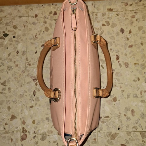 Trussardi Jeans Ischia 75B00000 pink handbag like new