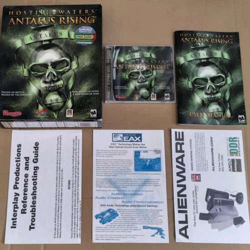 Hostile Waters Antaeus Rising PC CD-ROM like new, Big Box