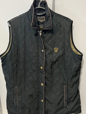Quilted αμάνικο γιλέκο Lauria Garrelli μεταχειρισμένο, μαύρο, XXL