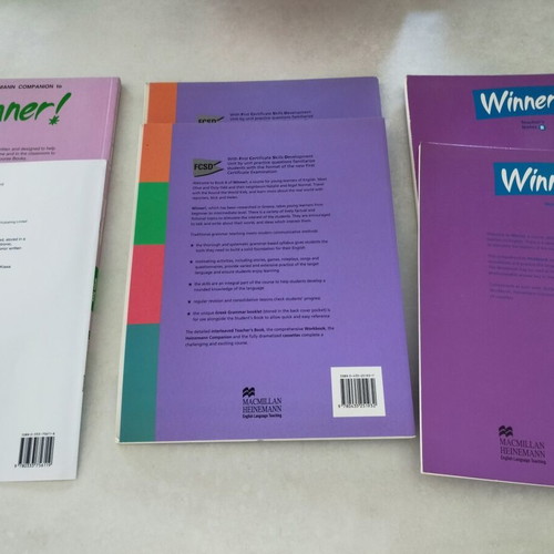 Winner! Book B English learning set like new with gifts