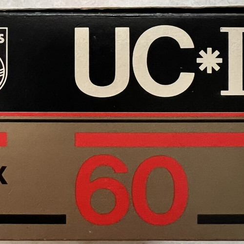 Philips UC*II chrome cassette tapes used, pack of 10