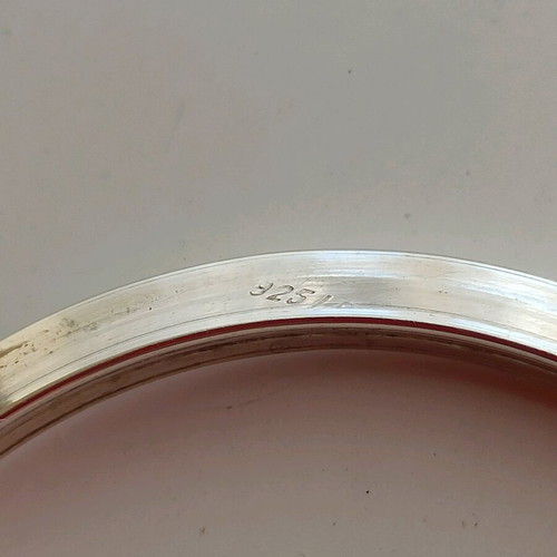 Silver Hoop Earrings 925 Like New