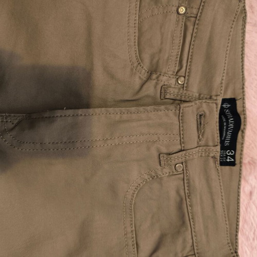 Stradivarius beige leather pants XS 34 used