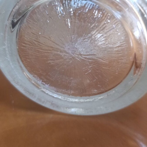 Vintage crystal pitcher like new, 21 cm height