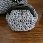 Wallet gray handmade new