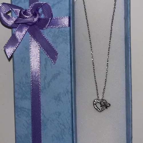 Heart necklace 925 silver Jools new, silver