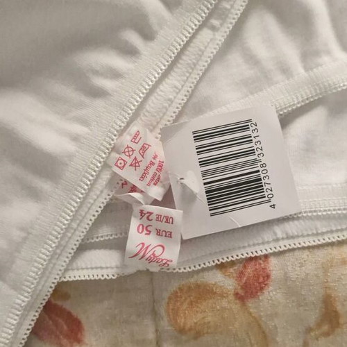 Underwear size 50 new, white