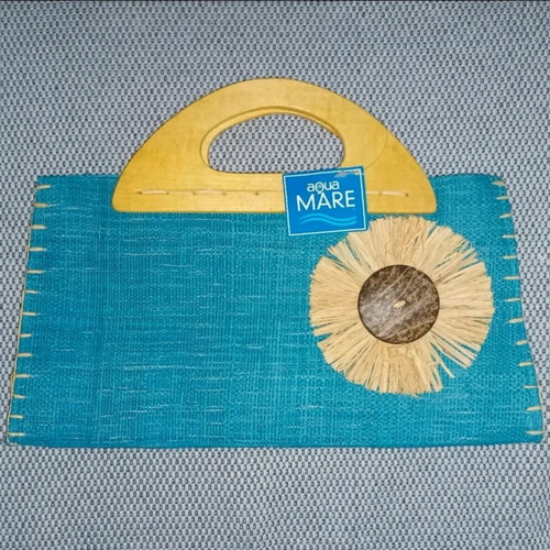 Mystico dress and Aqua Mare handbag set new, turquoise