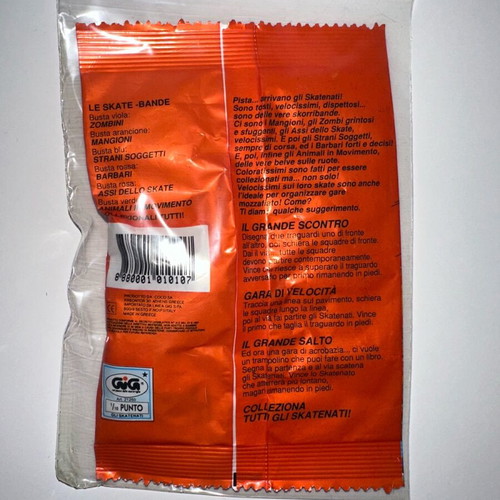 Sketistes red sealed pack new, figure 1990