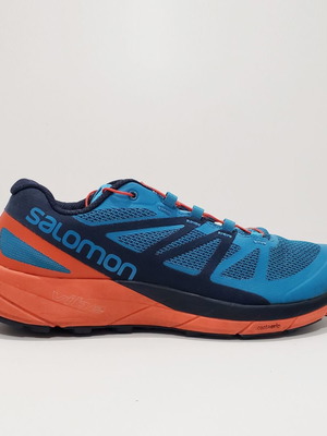 Salomon Sense Ride Trail αθλητικά παπούτσια σαν καινούργια, μέγεθος 41.5-42, μπλε και πορτοκαλί