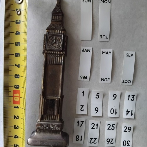 Big Ben ημερολόγιο perpetual calendar μεταχειρισμένο συλλεκτικό