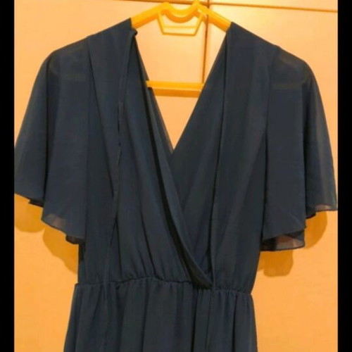 Lynne Midi Cocktail Dress New, Deep Petrol Blue Green
