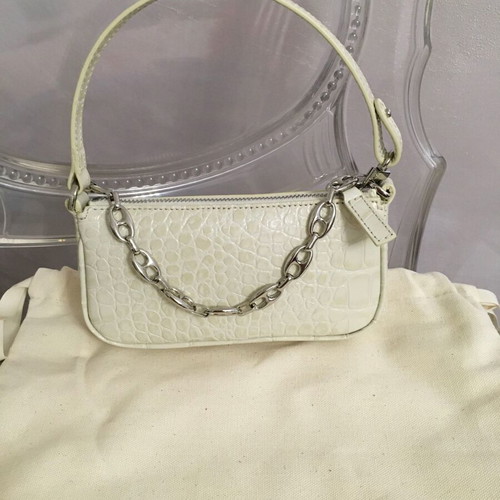 By Far Rachel leather shoulder bag new, colorful, 18x9 cm