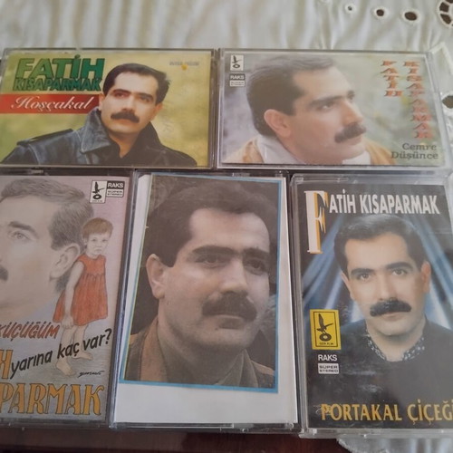 Κασετίνες Fatih Kısaparmak μεταχειρισμένες, σετ 5 τεμαχίων
