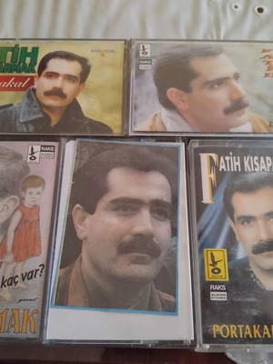 Аудиокасети на Fatih Kısaparmak употребявани, комплект от 5