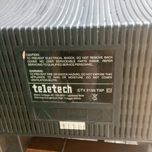 Teleteh TV used with minor defects, no remote