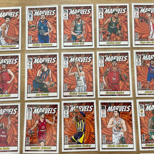 Net Marvels Set Donruss EuroLeague 23/24 σε άριστη κατάσταση, 25 κάρτες