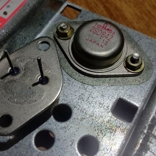Transistor 2sd842 used, pack of two pieces